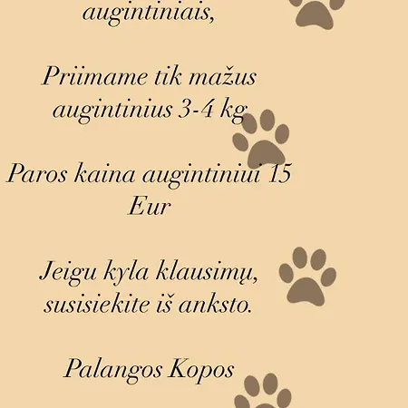 Apartamentai Palangos Kopos شقة بالانغا